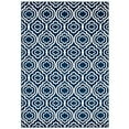 thumbnail image 1 of Modway Frame Transitional Moroccan Trellis 8x10 Area Rug in Moroccan Blue and Ivory, 1 of 7