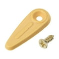 thumbnail image 1 of Frame Turn Button, 3/4" Plastic Indicator Shape w Screws for Hanging Pictures, 50 Pcs (Yellow), 1 of 3