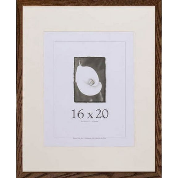 Frame USA 16" x 20" Acrylic/Wood Picture Frames, White
