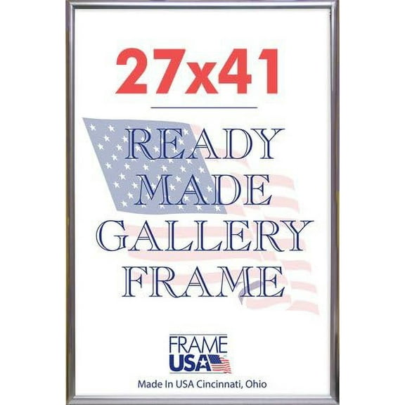 27x41 SILVER DELUXE     POSTER FRAME