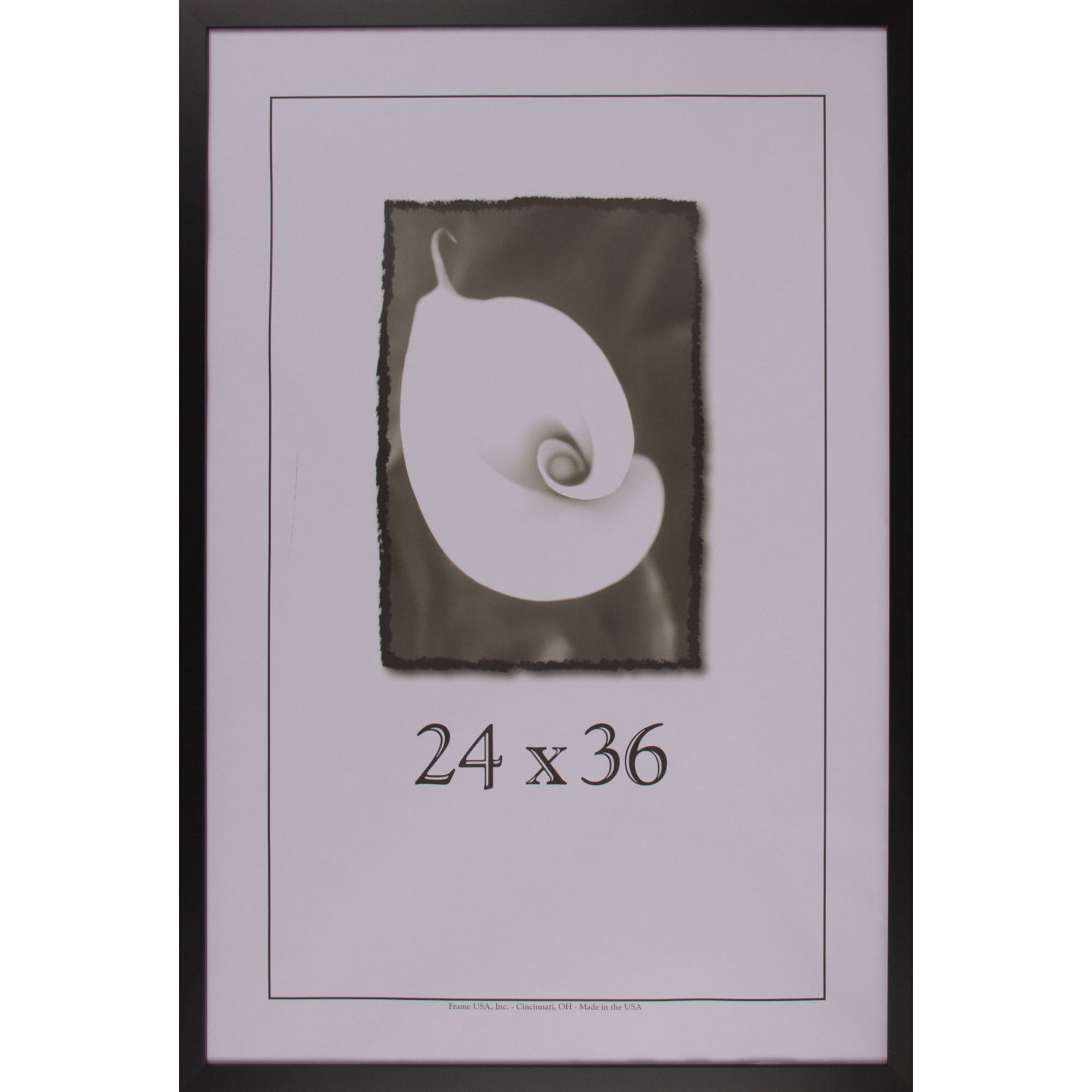 Frame USA Affordable Black 24x36 24x36 - Walmart.com