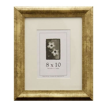 Frame USA Verona Narrow Matted Picture Frame
