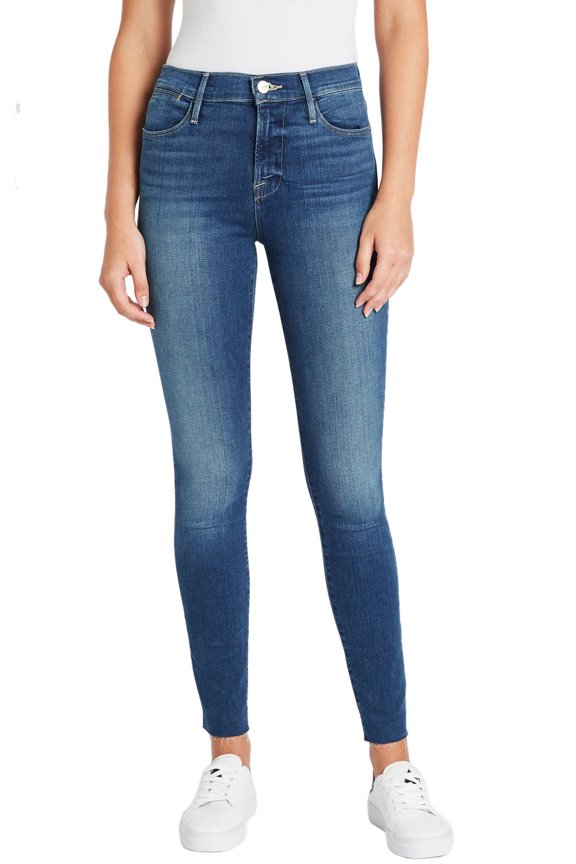 Womens Le High Raw Hem Ankle Skinny Jeans 27 Lowell - NWT $195