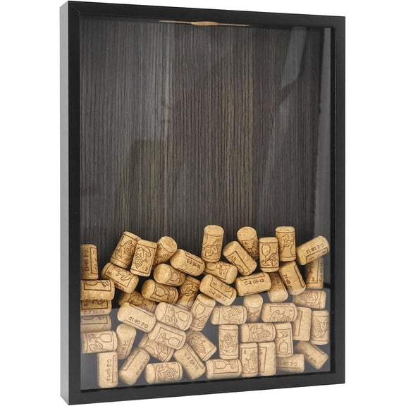 FramePro Travel Shadow Box Black 12x16 Top Loading Display Case Frame with Slot, Movie Sporting Events Concert Ticket Stubs Drink Beer Caps Memory Keepsake