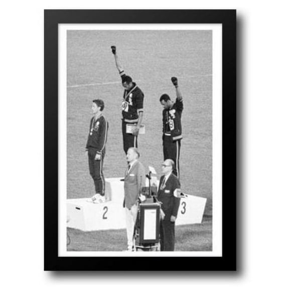 FrameToWall - 1968 Mexico Olympics - Black Power Salute 15x18 Framed Art Print