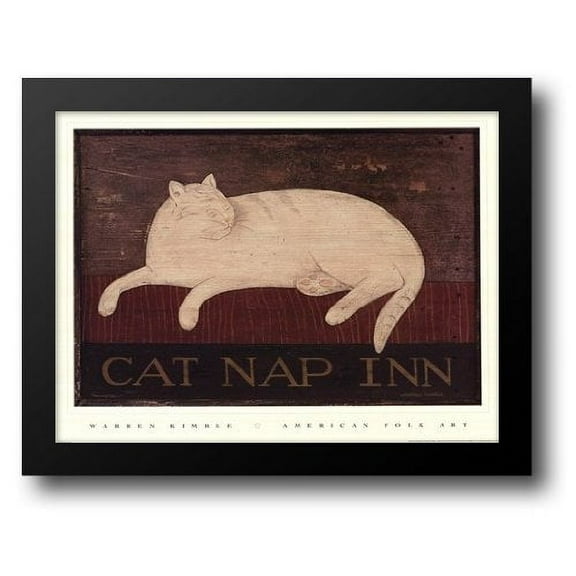 FrameToWall - Cat Nap Inn 28x22 Framed Art Print by Kimble, Warren