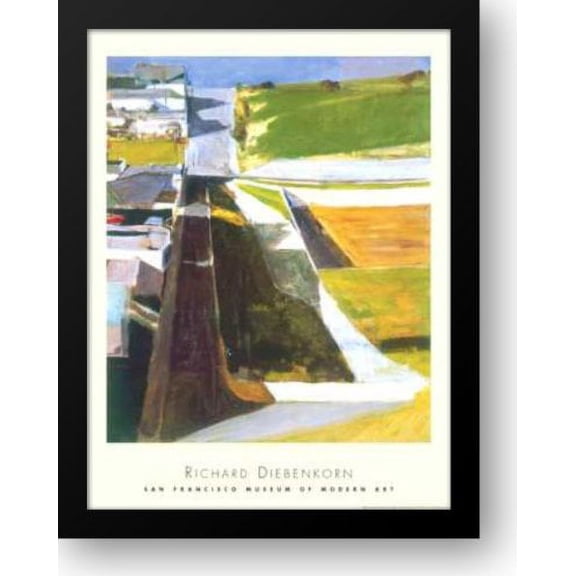 FrameToWall - Cityscape I 31x40 Framed Art Print by Diebenkorn, Richard