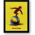 thumbnail image 1 of FrameToWall - Curious George Plays on a Ball 16x20 Framed Art Print by Rey, H. A., 1 of 3