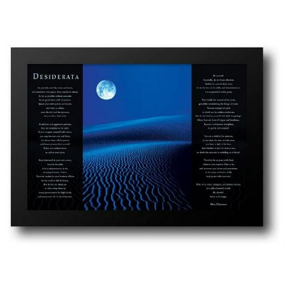 FrameToWall - Desiderata 24x20 Framed Art Print