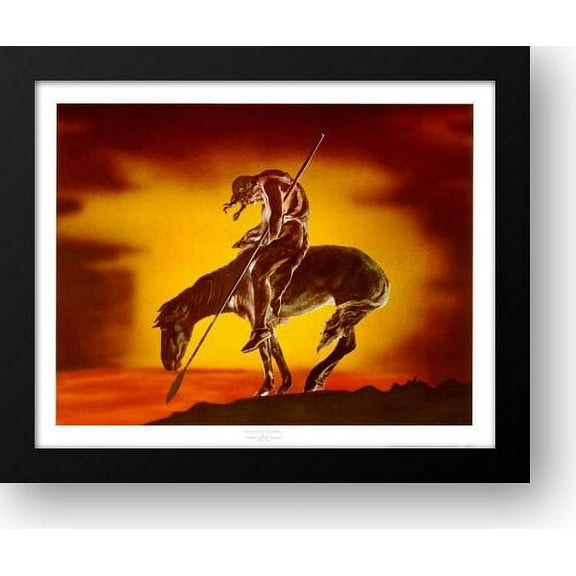 FrameToWall - End of the Trail 24x20 Framed Art Print by Fraser, James Earle