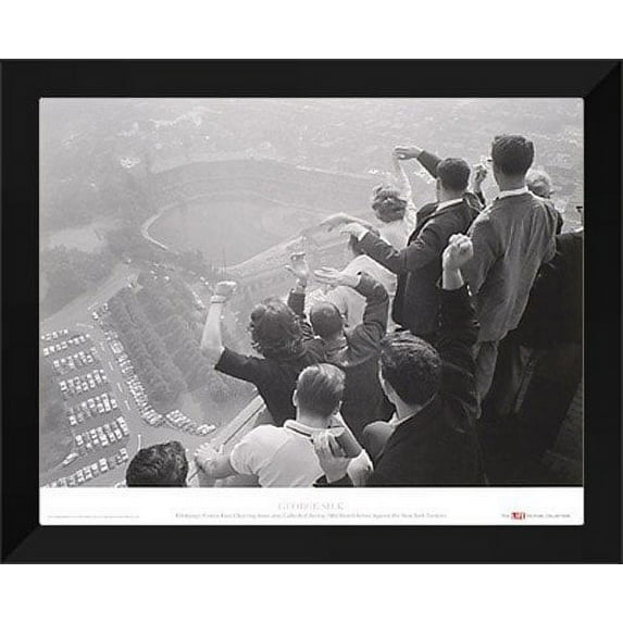 FrameToWall - George Silk Framed Art Print 32x26 "World Series, Pittsburgh, 1960"