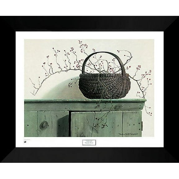 FrameToWall - Pauline Campanelli Framed Art Print 24x20 "Wild Rose Berries"