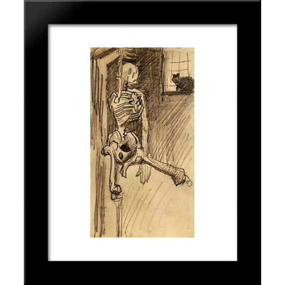 FrameToWall - Skeleton 20x24 Framed Art Print by Vincent van Gogh
