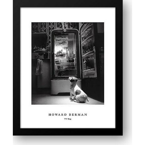 FrameToWall - TV Dog 26x32 Framed Art Print by Berman, Howard