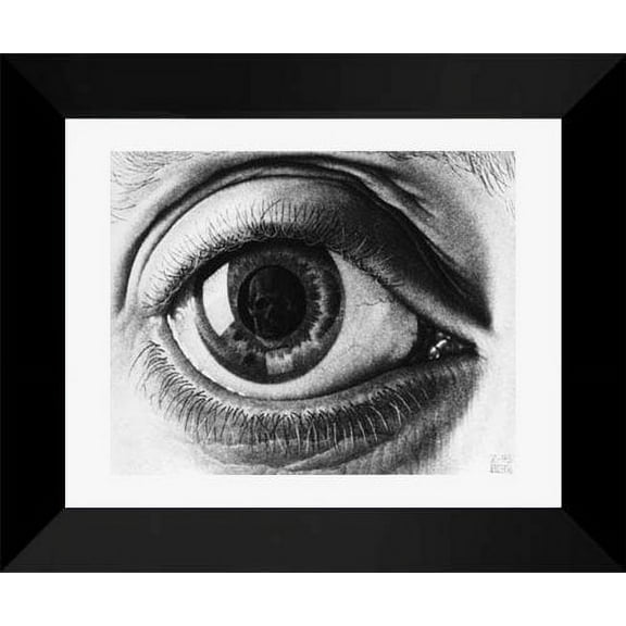 FrameToWall - The Eye 15x18 Framed Art Print by M.C. Escher