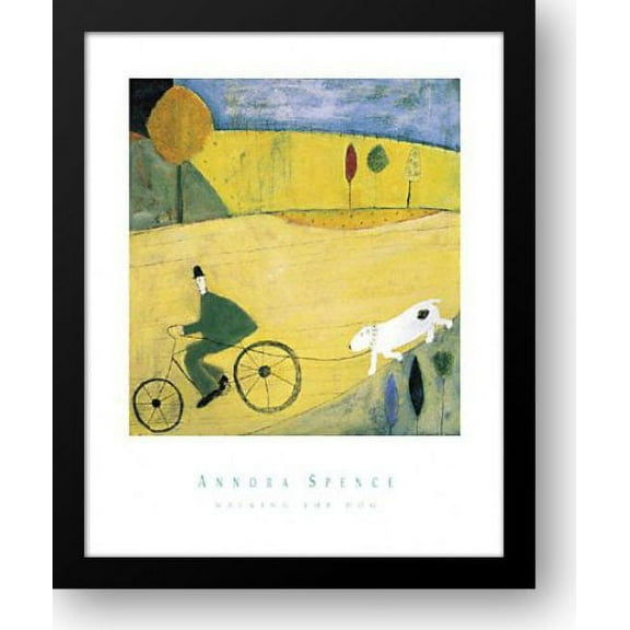 FrameToWall - Walking the Dog 20x24 Framed Art Print by Spence, Annora