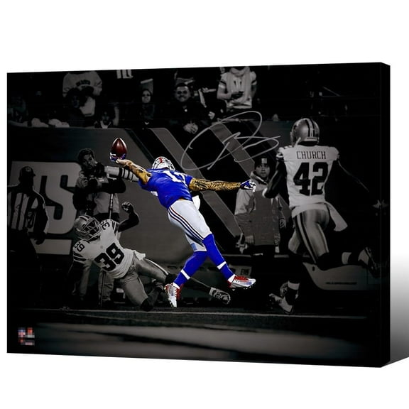 Framed 2025 Rugby Star Odell Beckham Jr Poster For Kids Bedroom Wall Decor-Football Signed Posters Canvas Art Print Picture For Fans Boy Teen Gifts