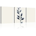 thumbnail image 1 of Framed 3 Piece Blue Eucalyptus Print Sets Wall Art Blue Wall Art Prints Botanical Print Modern Minimalist Artwork Wall Art Picture For Living Room Home Bedroom Gift Idea3 12*16inch*3pcs, 1 of 6