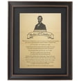 thumbnail image 1 of Framed Abraham Lincoln's Rules of Conduct. Antique Parchment Prints by Patriot Gear Company., 1 of 2