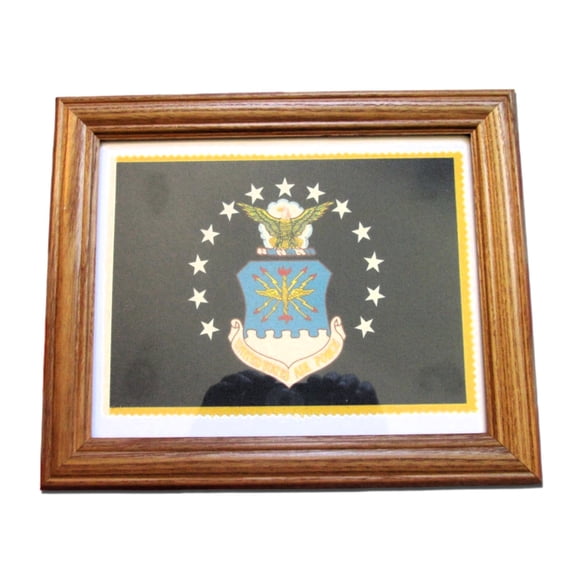 Framed American Military Flag, United States Air Force Flag... Solider / Veteran Gift. Patriotic Wall Decor, Wall Art.