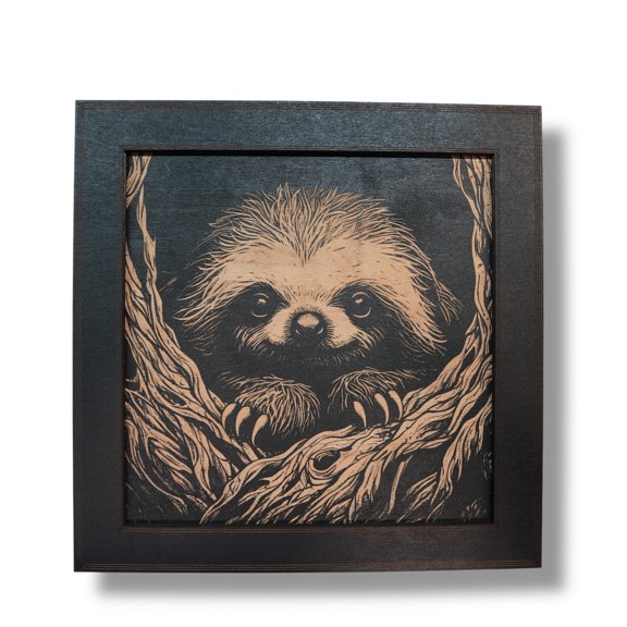 Framed Art - CUSTOM - Sloth