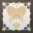 thumbnail image 1 of Framed Art Deco Butterfly Ultimate Crafts Ooh La La Die, 1 of 1