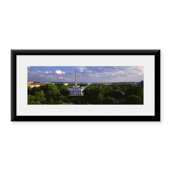 Framed Art Print, Aerial by Panoramic Images, 37-7/8" x 13-7/8"