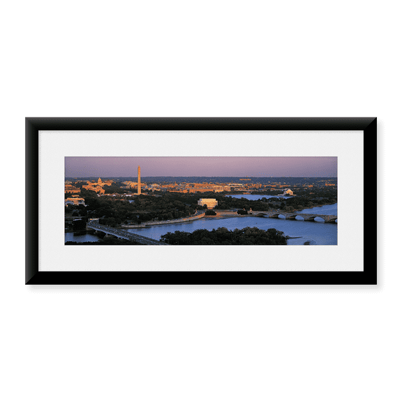 Framed Art Print, Aerial by Panoramic Images, 37-7/8" x 13-7/8"