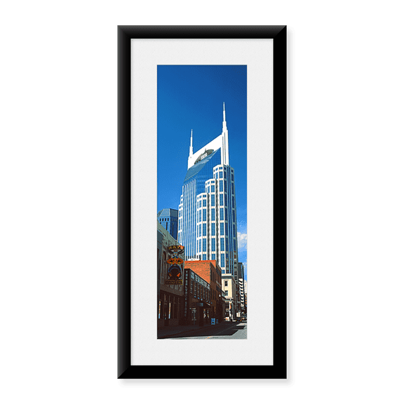 Framed Art Print, BellSouth Building in Nashville by Panoramic Images, 25-7/8" x 9-7/8"