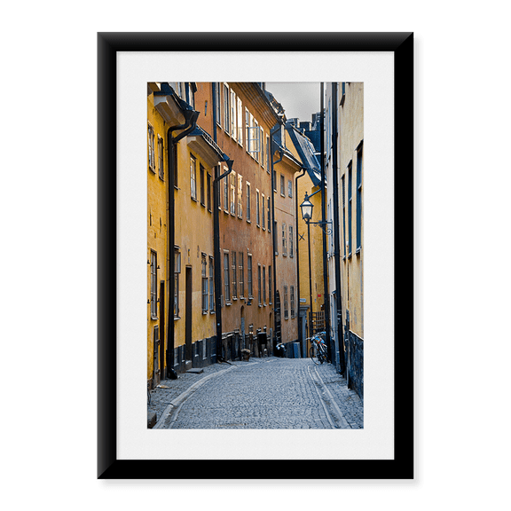 Framed Art Print, Buildings in old town by Panoramic Images, 17-7/8" x 21-7/8"