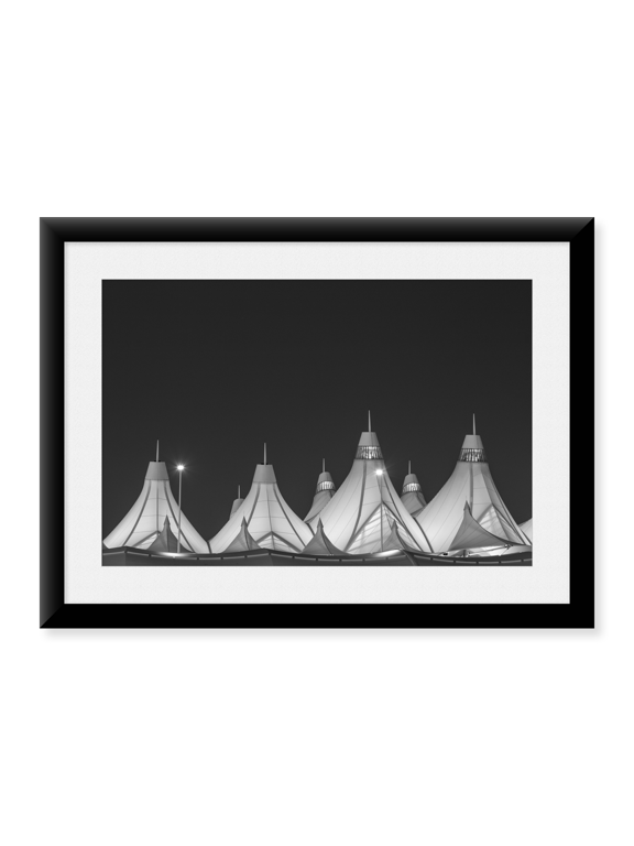 Framed Art Print, Denver International Airport, Denver, Colorado by Carol Highsmith, 17-7/8" x 21-7/8"