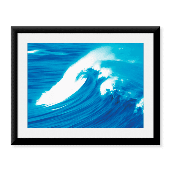 Framed Art Print, Heavy waves in ocean by Panoramic Images, 17-7/8" x 21-7/8"