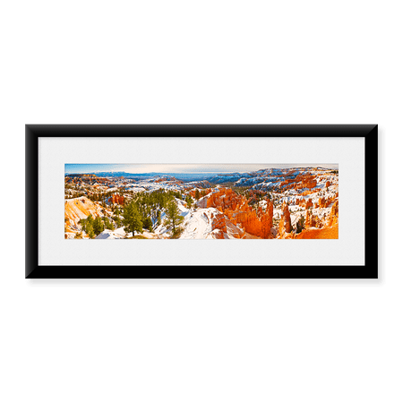 Framed Art Print, High angle view of rock formations by Panoramic Images, 25-7/8" x 9-7/8"