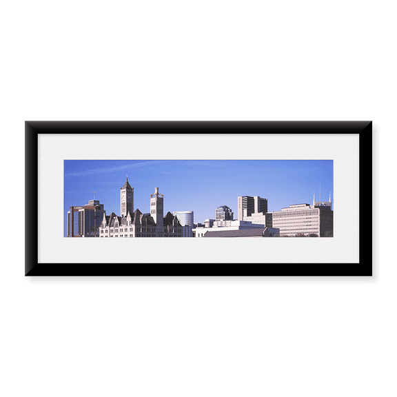 Framed Art Print, Historic Union Station Hotel in Nashville by Panoramic Images, 37-7/8" x 13-7/8"