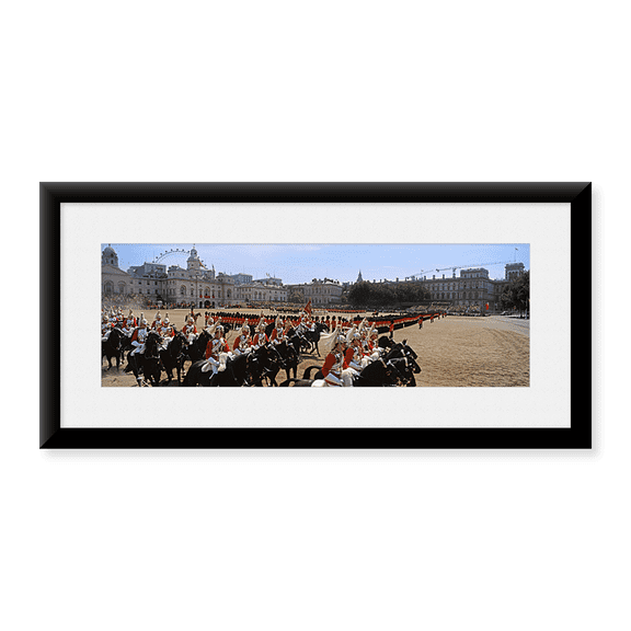 Framed Art Print, Horse Guards Parade by Panoramic Images, 25-7/8" x 9-7/8"