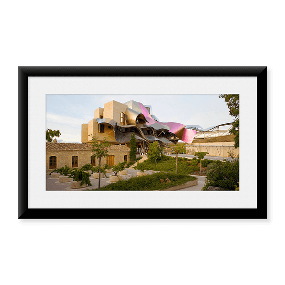 Framed Art Print, Hotel Marques de Riscal by Panoramic Images, 11-7/8" x 17-7/8"