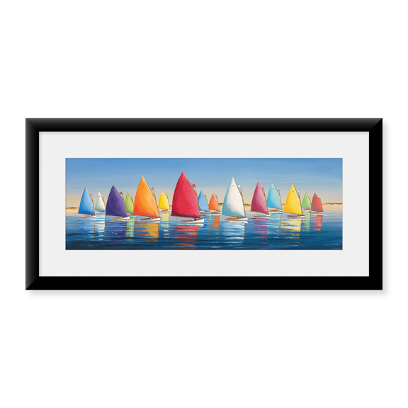 Framed Art Print, Image Conscious Art Print C877D by Image Conscious, 31-7/8" x 11-7/8"
