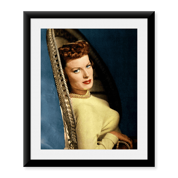 Framed Art Print, Maureen O’Hara by Vintage Hollywood Archive, 17-7/8" x 21-7/8"