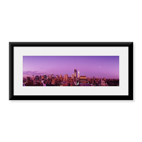 Framed Art Print, Midtown NYC by Panoramic Images, 31-7/8" x 11-7/8"