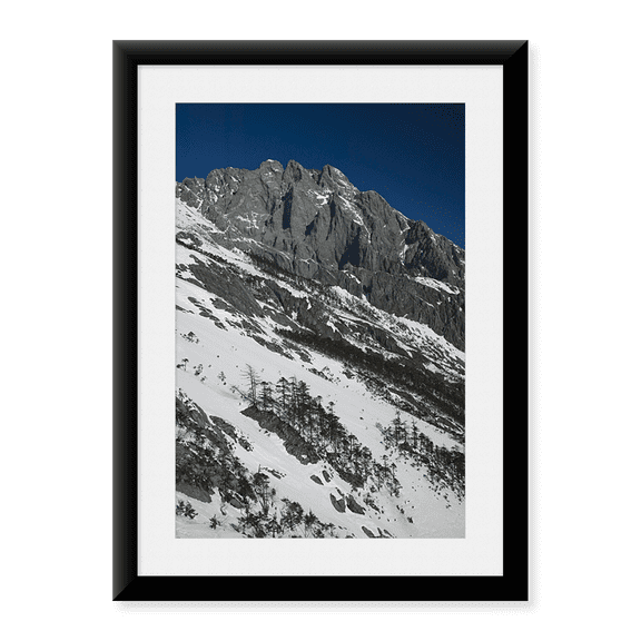 Framed Art Print, Panoramic view of a mountain range by Panoramic Images, 17-7/8" x 21-7/8"