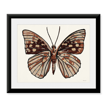 Framed Art Print, Papillon 1 by Stellar Design Studio, 17-7/8" x 21-7/8"