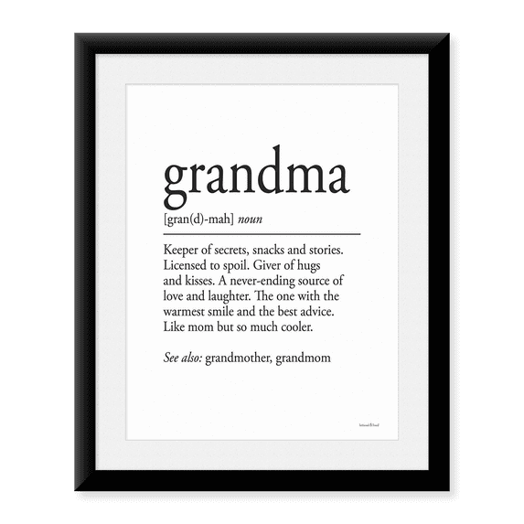 Framed Art Print, Penny Lane Art Print LET192, 17-7/8" x 21-7/8"