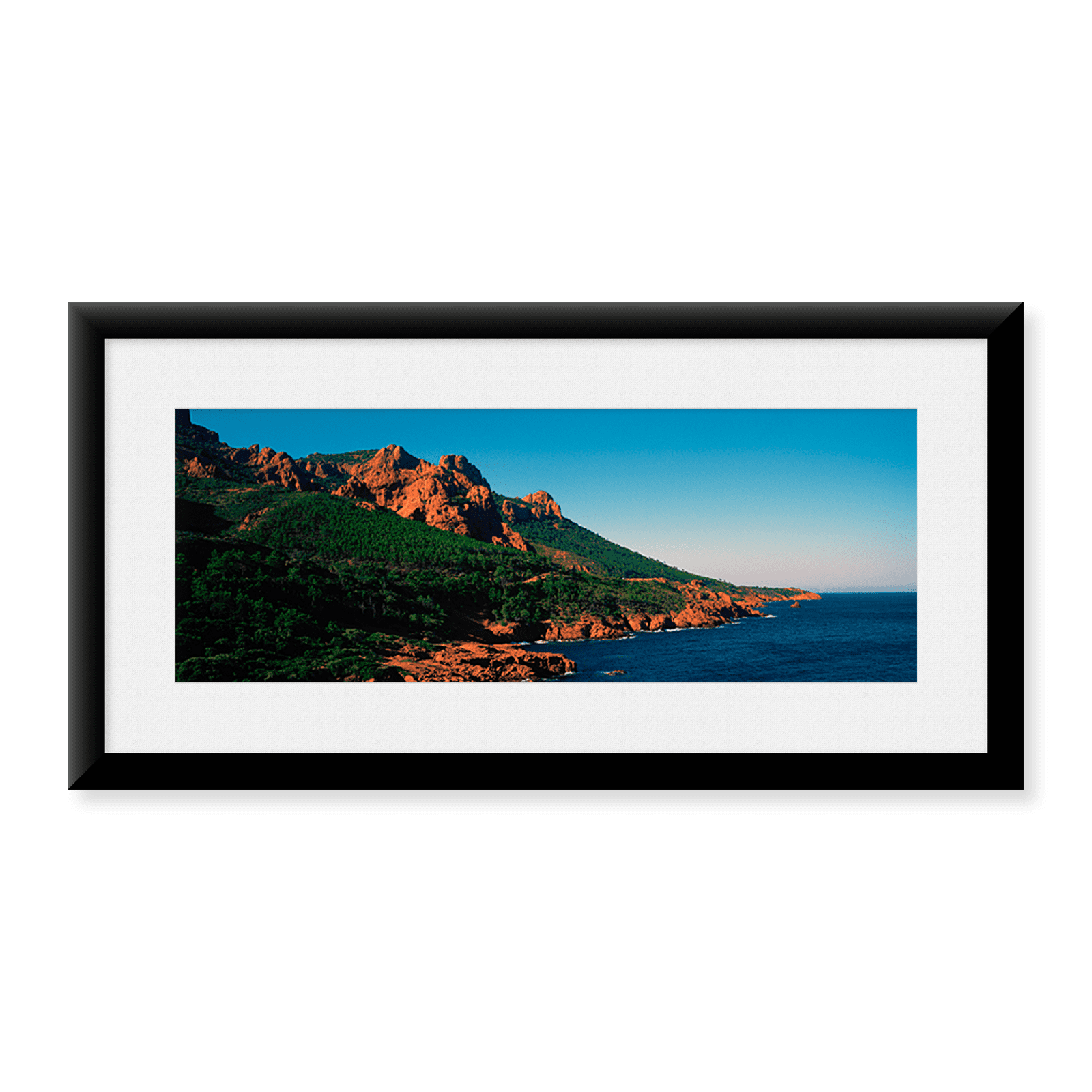 Framed Art Print, Red rocks in the late afternoon summer light at co by ...