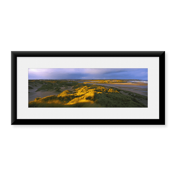 Framed Art Print, Sand dunes on the beach by Panoramic Images, 25-7/8" x 9-7/8"