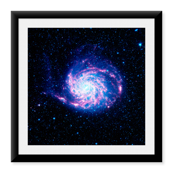 Framed Art Print, The Pinwheel Galaxy by NASA, 17-7/8" x 21-7/8"