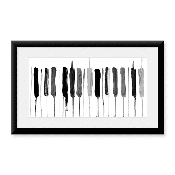 Framed Art Print, Wolfgang Splat by Kamdon Kreations, 11-7/8" x 17-7/8"