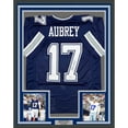 thumbnail image 1 of Framed Autographed/Signed Brandon Aubrey 35x39 Dallas Blue Football Jersey Beckett BAS COA, 1 of 2