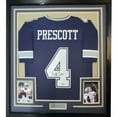 thumbnail image 1 of Framed Autographed/Signed Dak Prescott 35x39 Dallas Dark Blue Football Jersey JSA COA, 1 of 2