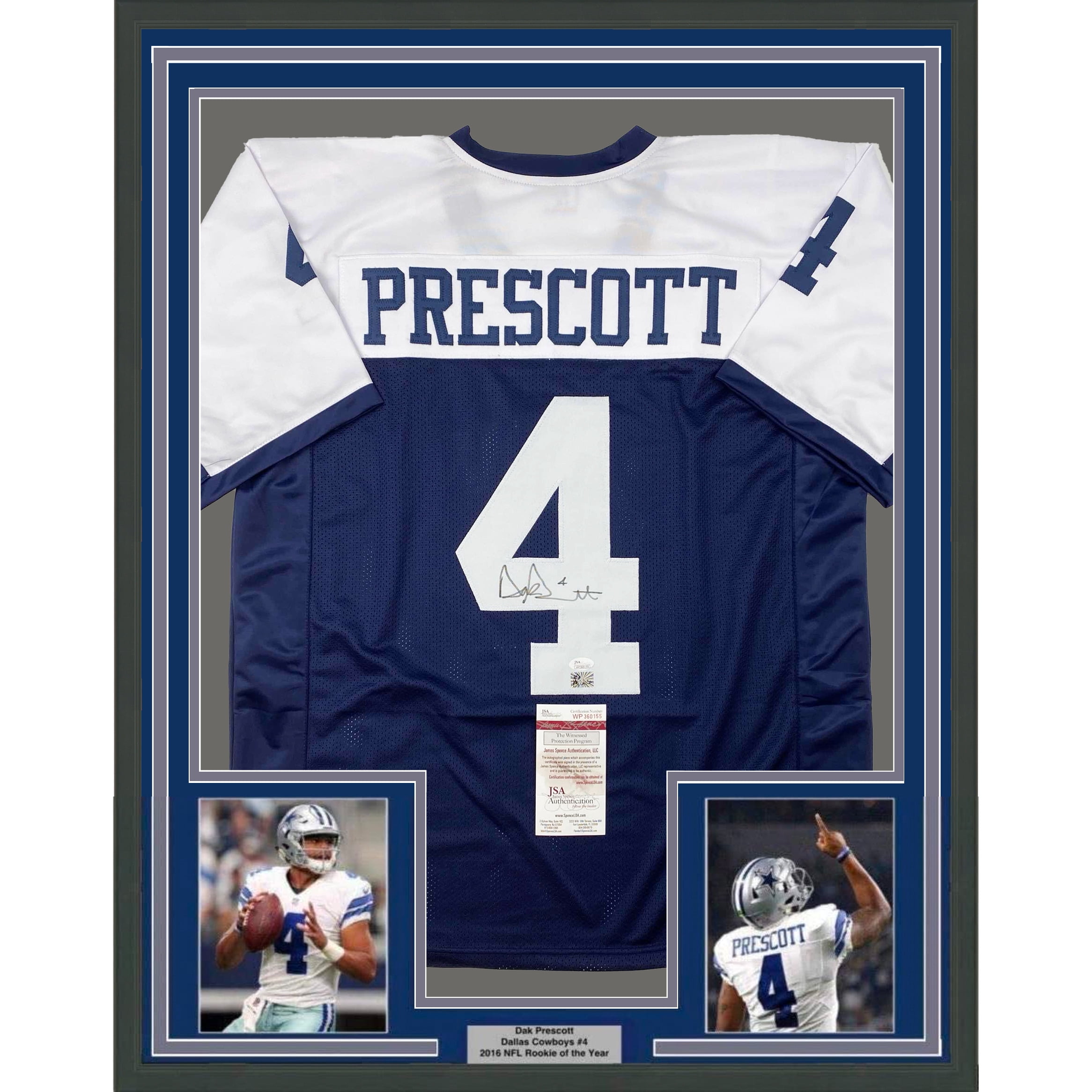 Autographed Jay Novacek Dallas Cowboys Thanksgiving Day Football Jersey - XL, With JSA COA