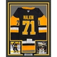 thumbnail image 1 of Framed Autographed/Signed Evgeni Malkin 35x39 Pittsburgh Penguins Authentic Black Hockey Jersey Fanatics COA, 1 of 2